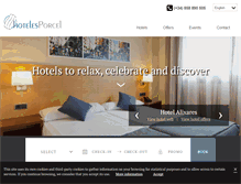 Tablet Screenshot of hotelesporcel.com